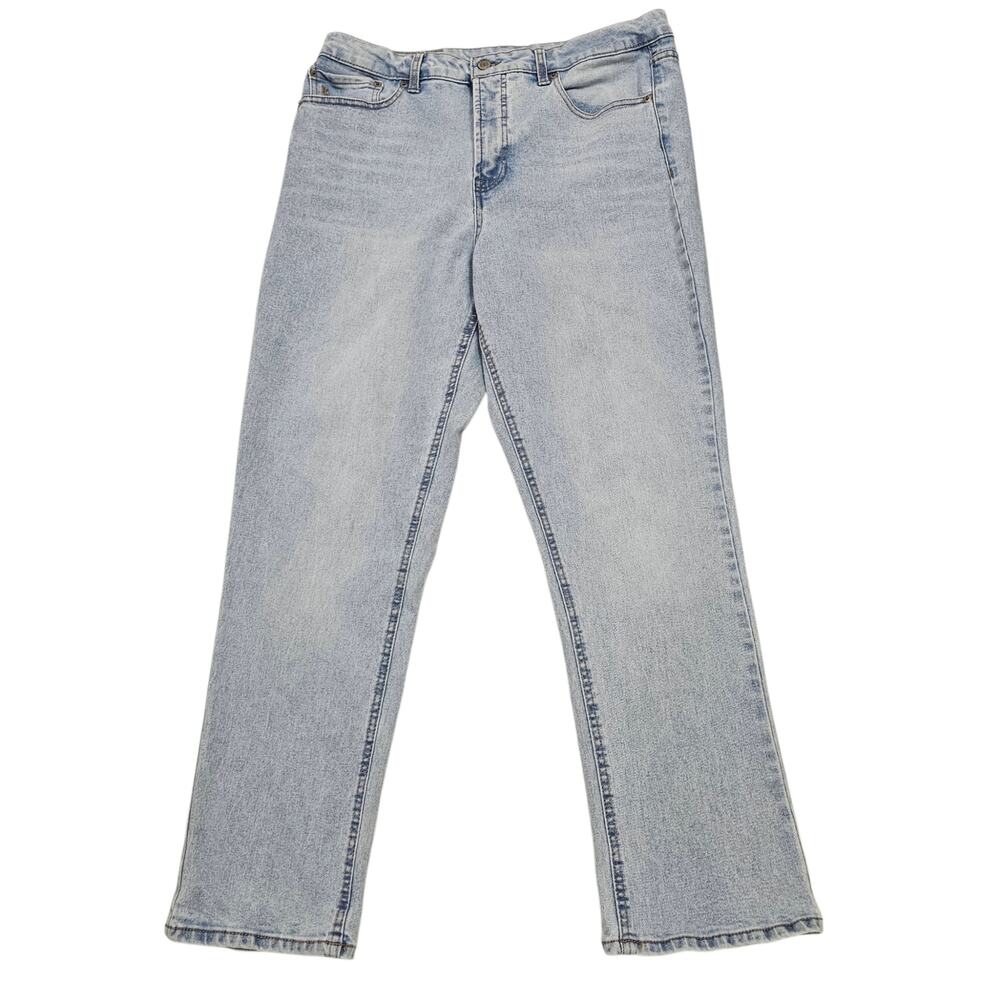 Frye High Waist Straight Leg Light Wash Size 12/31